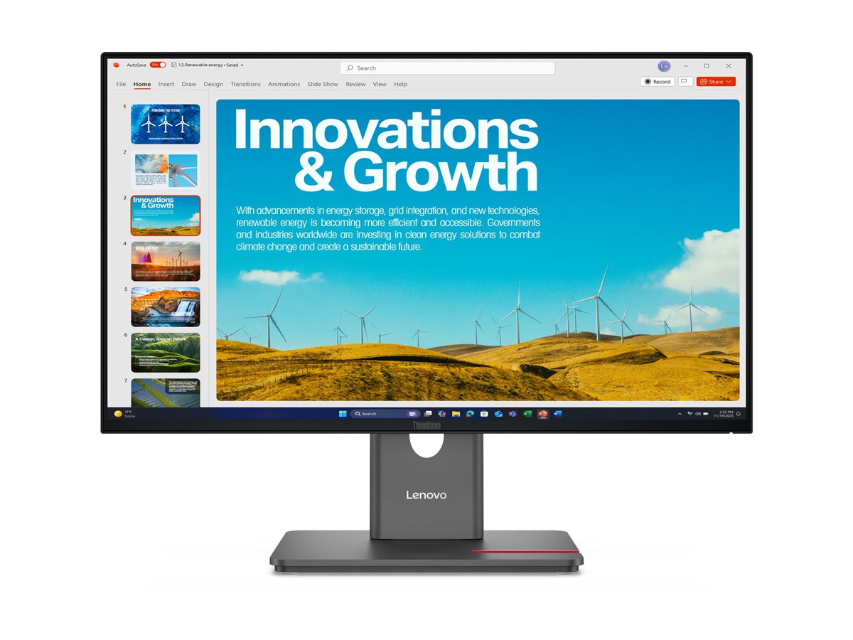 LENOVO ThinkVision P24QD-40 23.8p Monitor HDMI