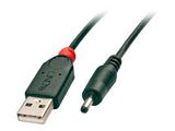 LINDY Adapter Cable USB A male - DC 3.5/1.35mm male 1.3m