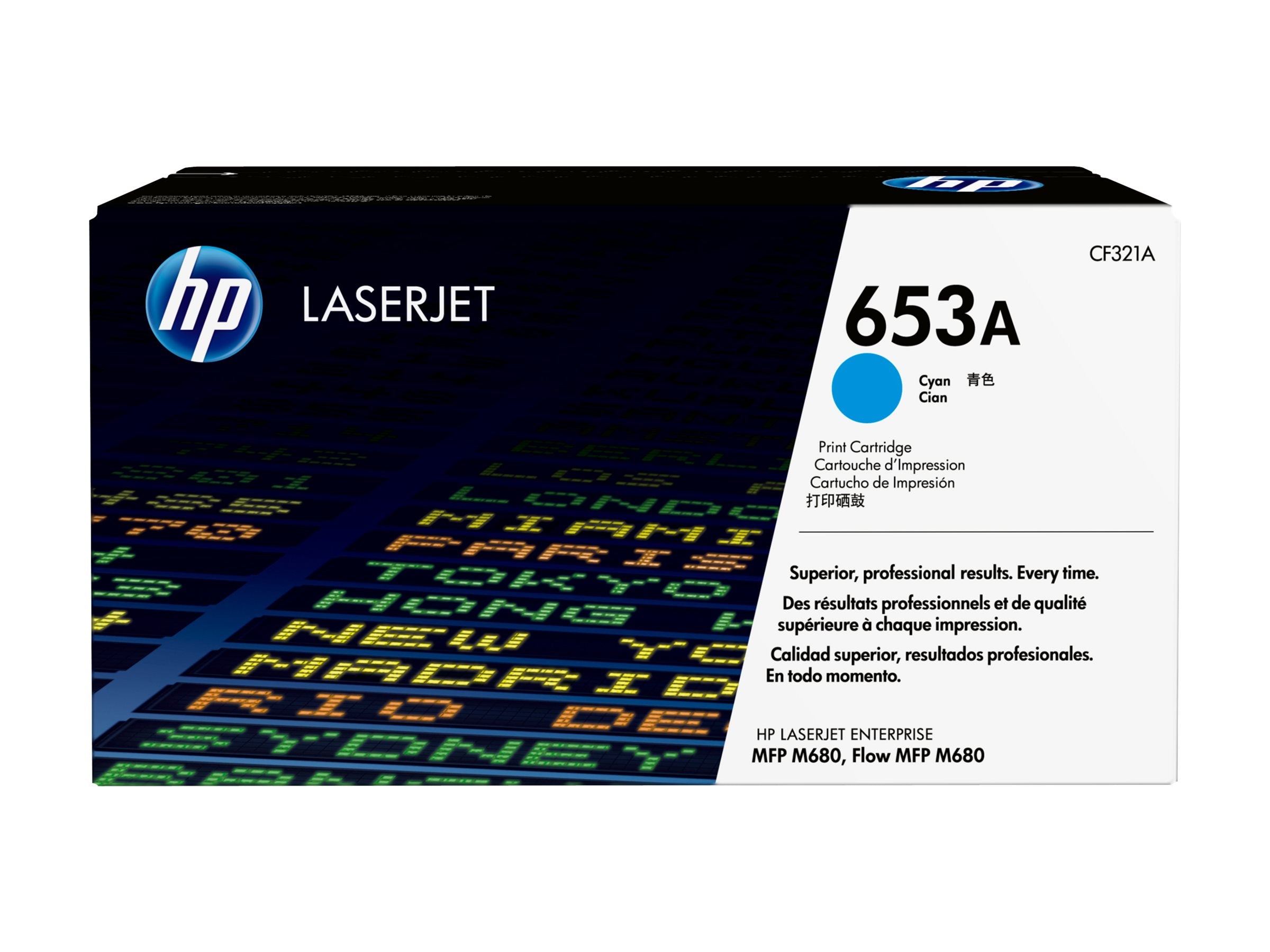 HP 653A original Toner cartridge CF321A cyan standard capacity 16.500 pages 1-pack