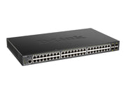 D-LINK 52-Port Smart Managed PoE+ Gigabit Switch 4x 10G dlink green 3.0 48x 10/100/1000Mbit/s TP RJ-45 Port 4x 10Gbit/s Fiber SFP+