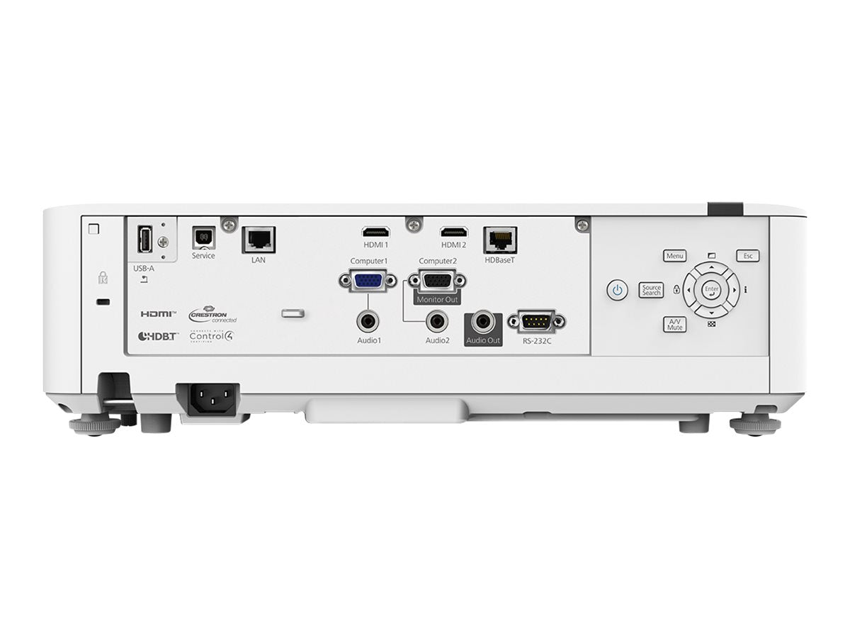 EPSON EB-L520U Projecteur laser, 5200lm, WUXGA , 1,35 – 2,20:1 , VGAx2 , HDMI x2,HDBaseT , RS-232C, Ethernet, Miracast avec ELPAP11