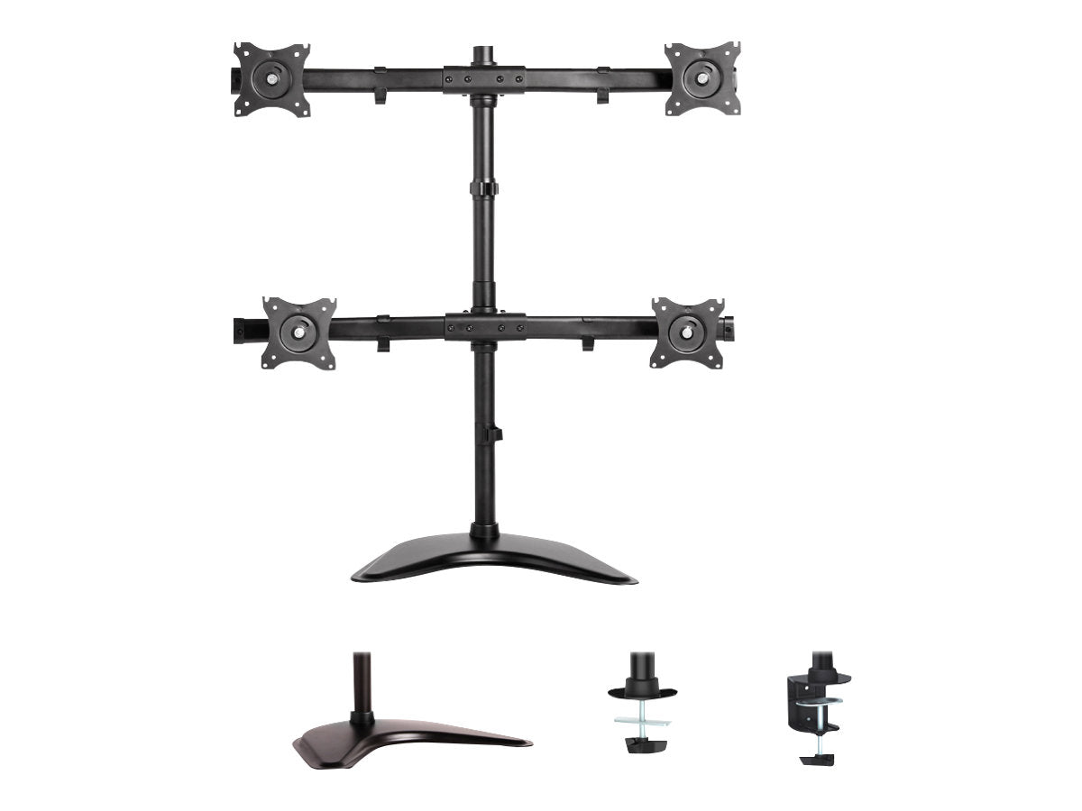 NEOMOUNTS NM-D335D4BLACK Support décran à poser 10-27p
