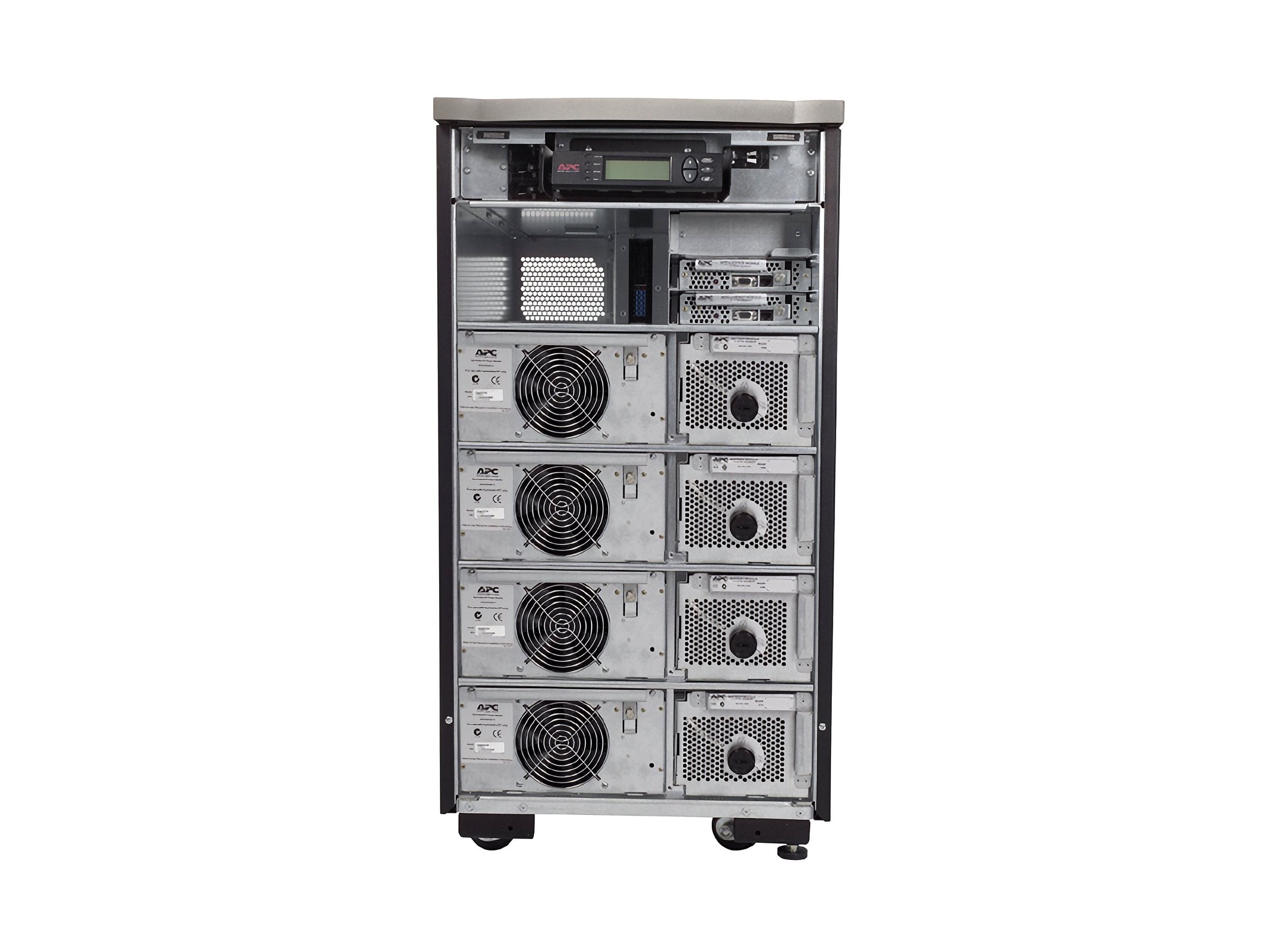 APC Symmetra LX 16kVA Scalable to 16kVA N+1 Power AC 220/230/240/380/400/415V 16000VA Ethernet 10/100 oc 1 19U BK silver