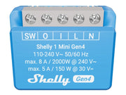 SHELLY 1 Mini Gen4 2-Pack Matter WLAN Smart Relay