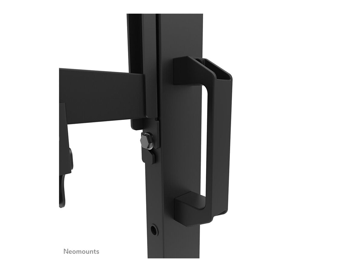 NEOMOUNTS FL50-575BL1 Support au sol mobile pour écran 65-110p - étagère multimédia incluse - installation rapide - TÌV