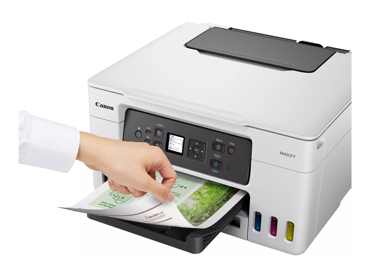 CANON MAXIFY GX3050 MFP colour ink-jet refillable A4 18 ipm print 350 sheets USB 2.0 Wi-Fi