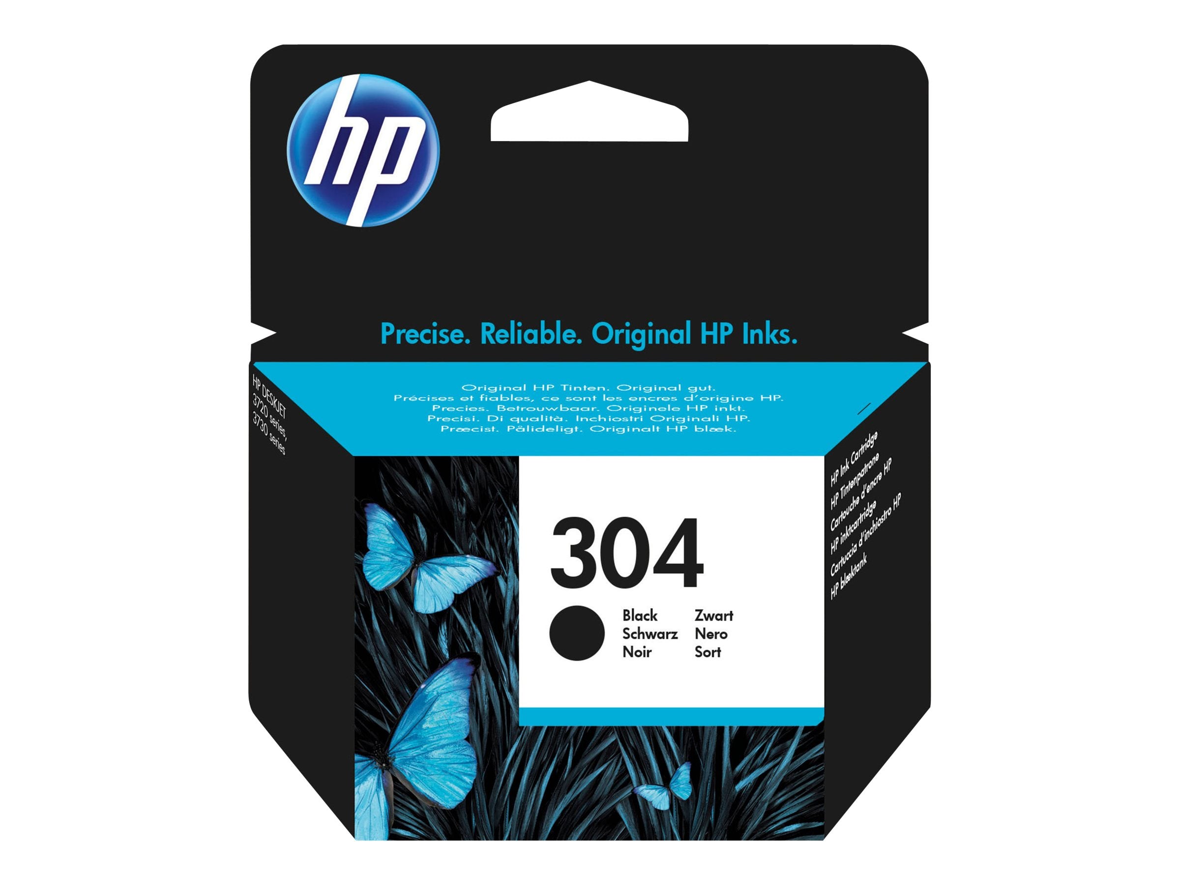 HP 304 original Black Ink cartridge N9K06AE UUS WCF (P)