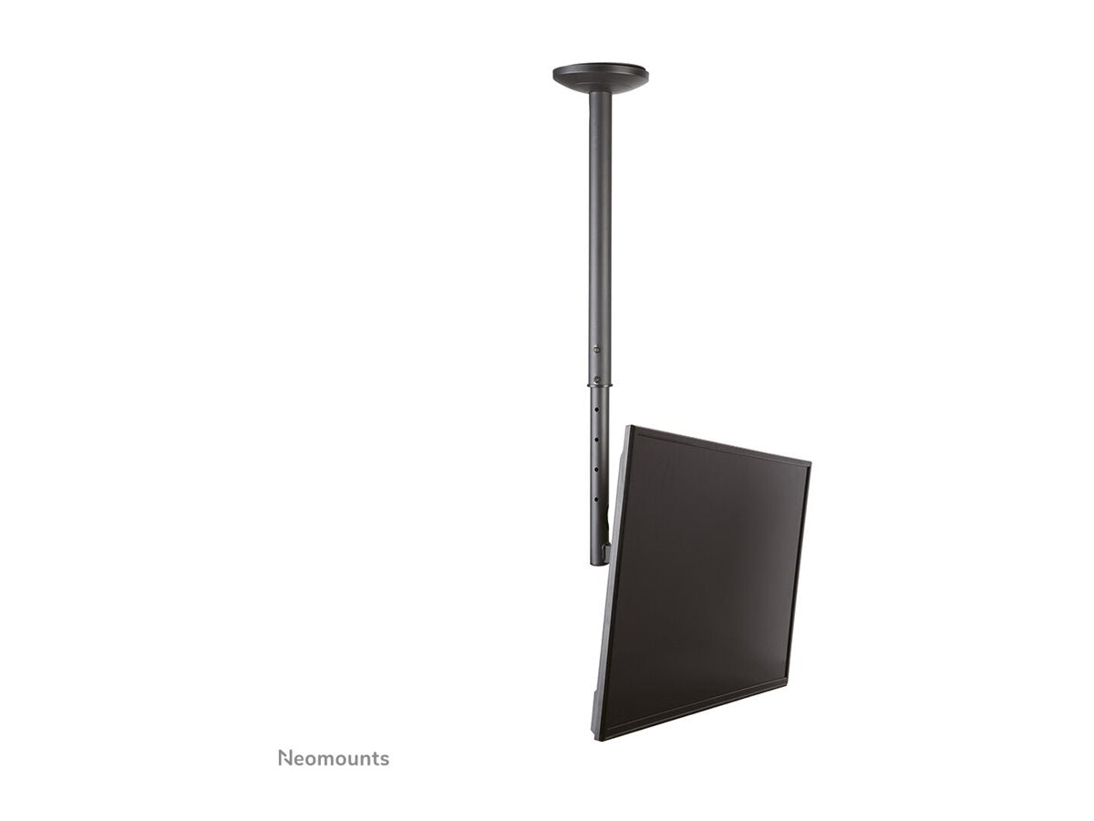 NEOMOUNTS FPMA-C060BLACK Support de plafond pour écran de 10-40p - h 60-85 cm