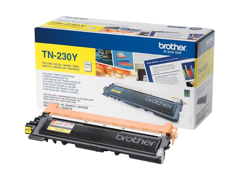 BROTHER TN-230 cartouche de toner jaune capacité standard 1.400 pages pack de 1