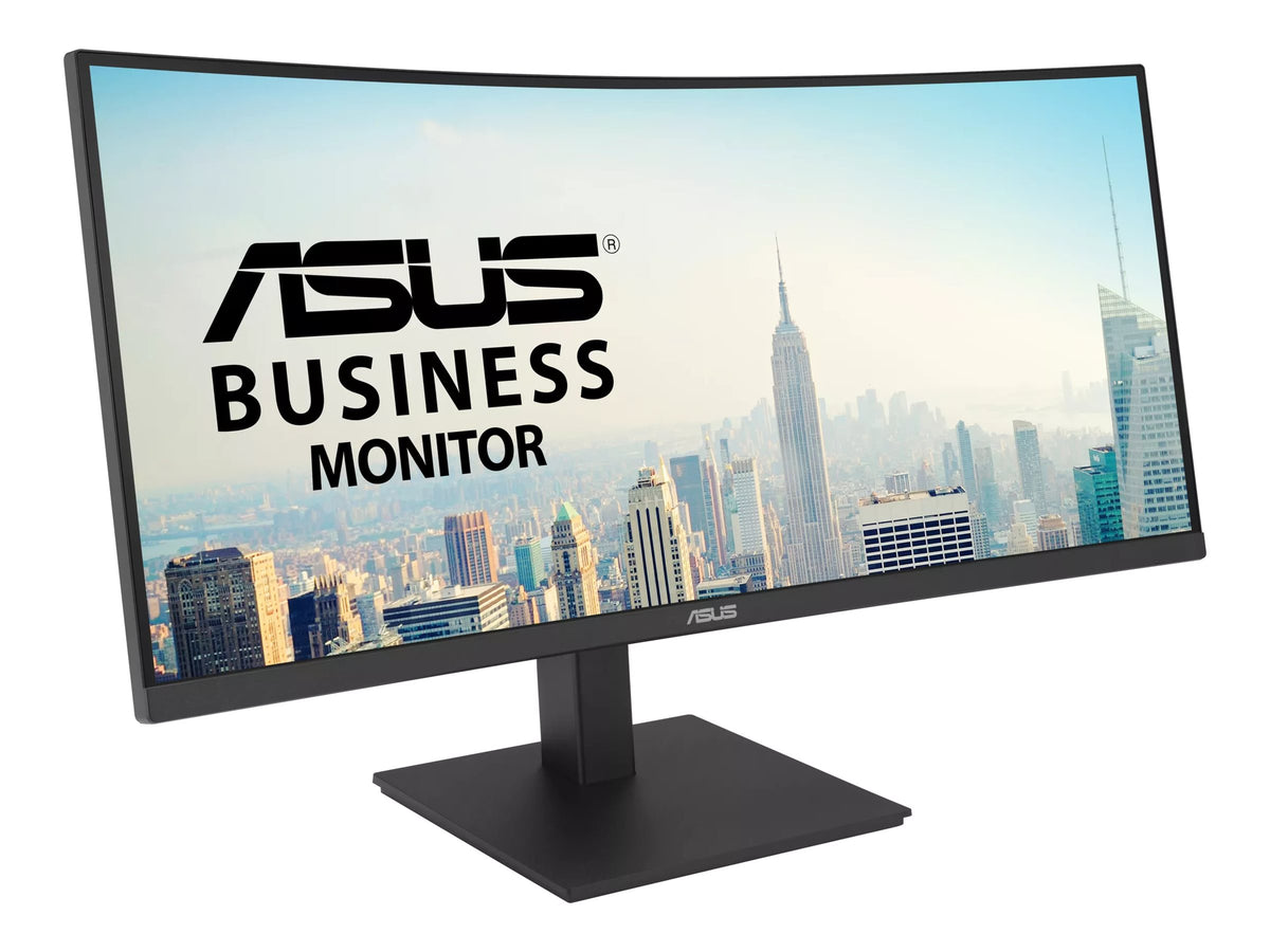ASUS VA34VCPSR 34p VA WLED Curved 1500R UWQHD 21:9 100Hz 300cd/m2 4ms HDMI DP USB-C USB hub 3xUSB 3.2 G1 Type-A RJ45 Black
