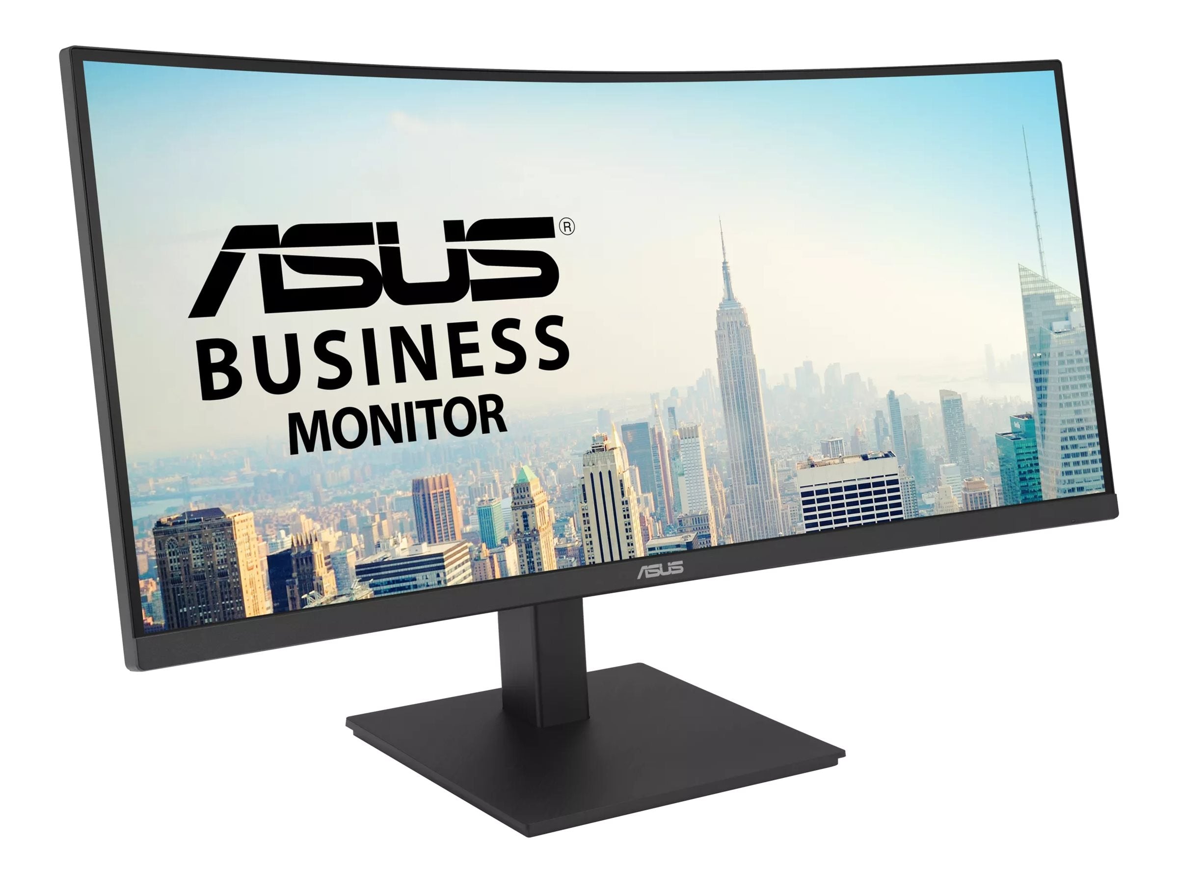 ASUS VA34VCPSR 34p VA WLED Curved 1500R UWQHD 21:9 100Hz 300cd/m2 4ms HDMI DP USB-C USB hub 3xUSB 3.2 G1 Type-A RJ45 Black