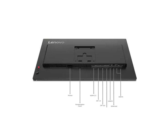 LENOVO ThinkVision P24QD-40 LED Écran 24p 2560x1440 QHD 120Hz IPS DisplayHDR HDMI DisplayPort USB-C Dock 140W DaisyChain