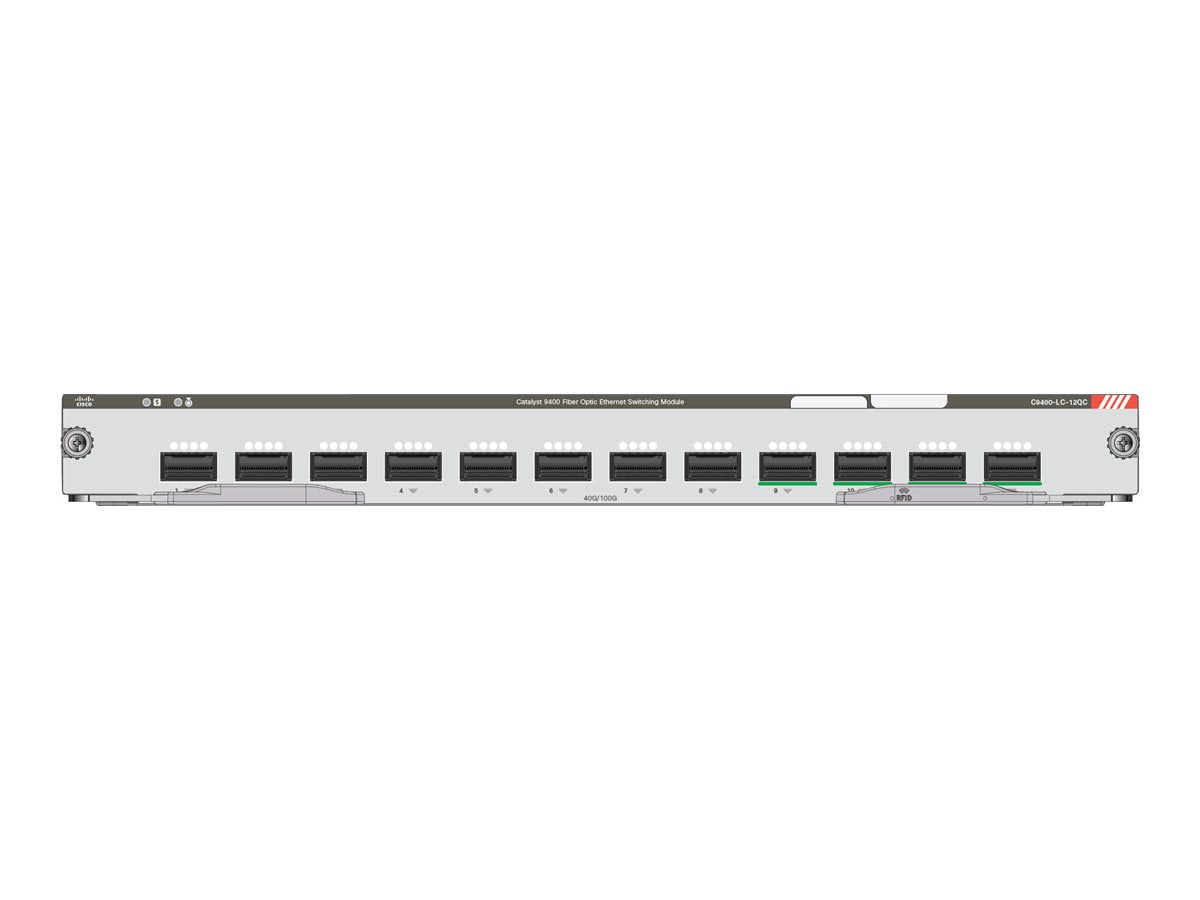 CISCO Catalyst 9400 Series 12-Port 40GE/4-port 100GE