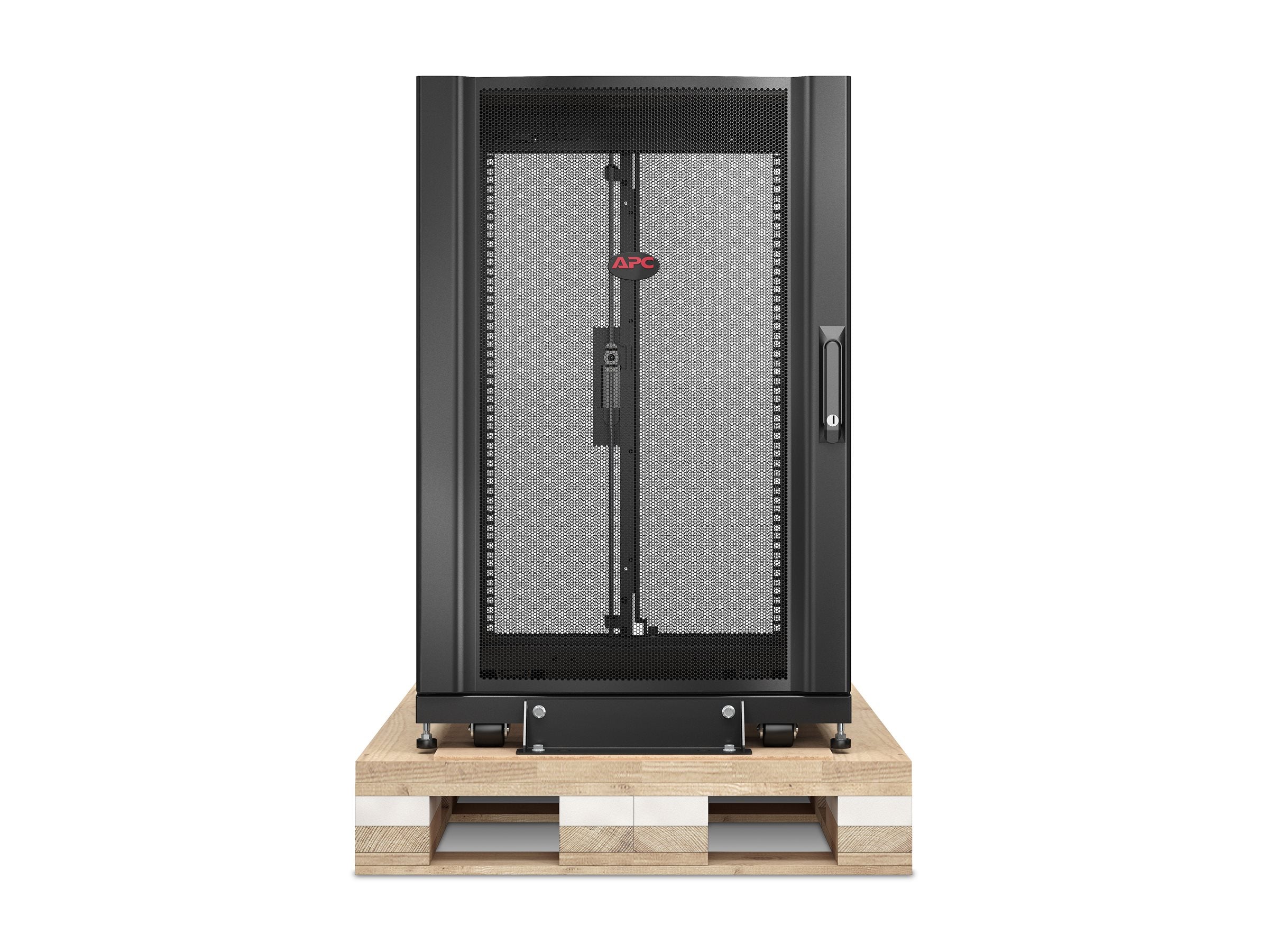 APC NetShelter SX 18U Server Rack Enclosure 600mm x 900mm w/ Sides Black Shock Packaging