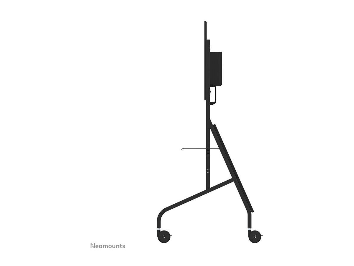 NEOMOUNTS FL50-575BL1 Support au sol mobile pour écran 65-110p - étagère multimédia incluse - installation rapide - TÌV