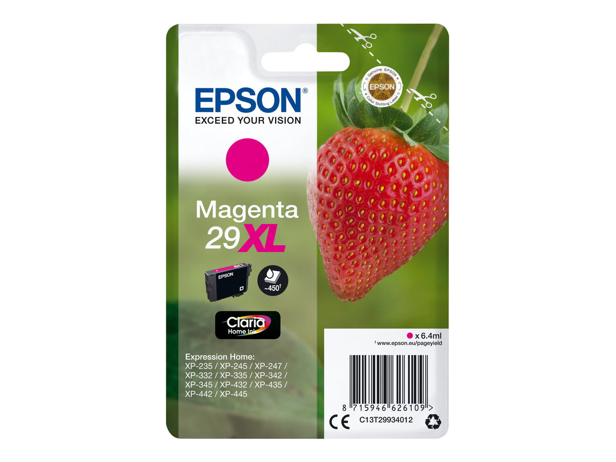 EPSON 4LB Cartridge Fraise - Ink Claria Home Magenta XL w/s