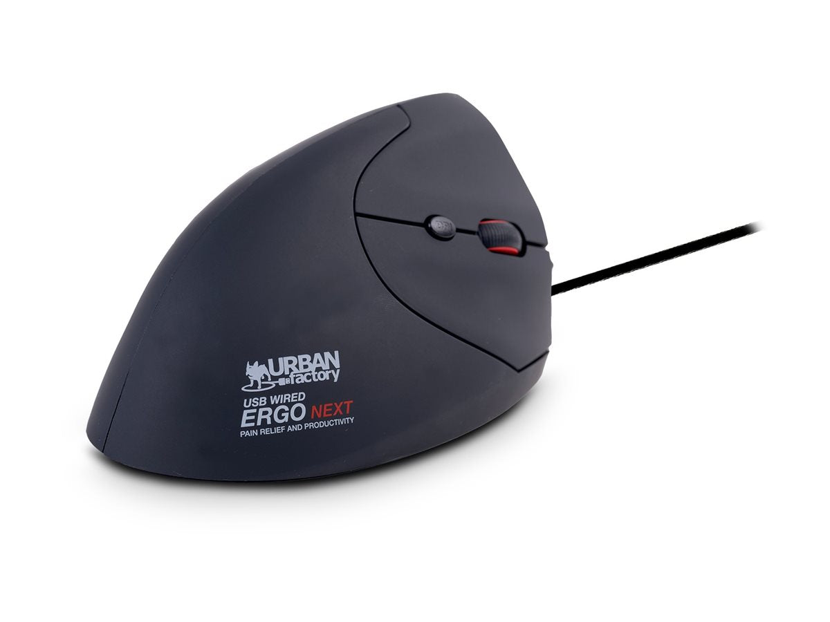 URBAN FACTORY Souris Ergo Filaire USB Droitier