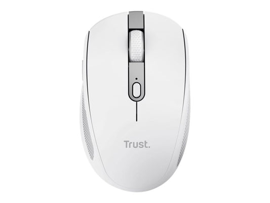 TRUST Souris sans fil OZAA Compact multi-connexion - Blanche