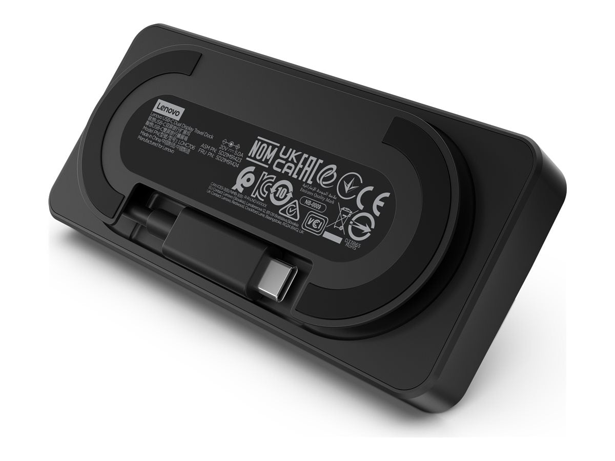 LENOVO - Station daccueil - USB-C - HDMI, DP - 1GbE - 100 Watt - ThinkRed
