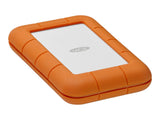 LACIE RUGGED 1To USB-C USB3.0 résistant aux chutes. compressements et à la pluie. utilisation tout terrain. orange