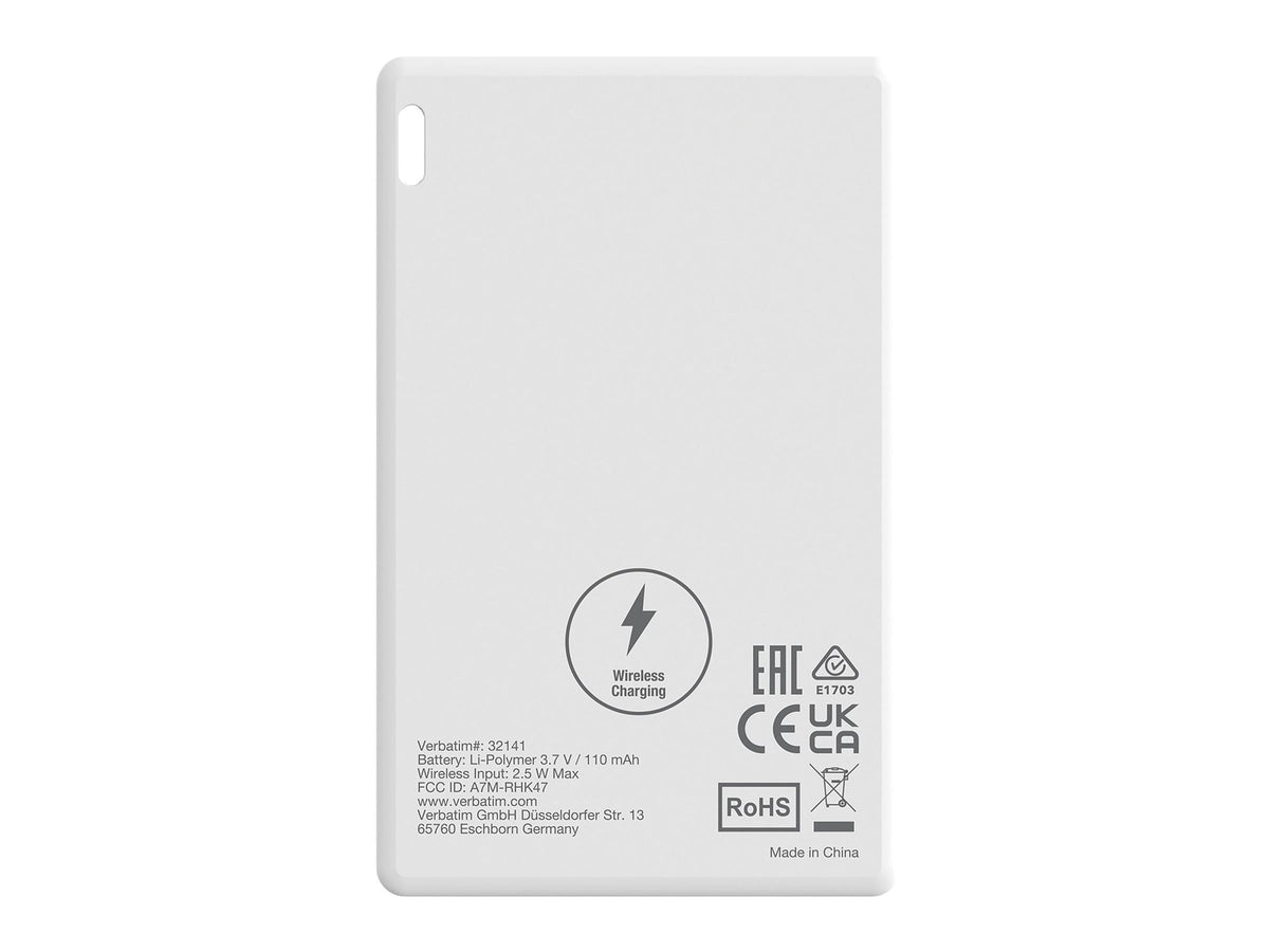 VERBATIM MYFCR-03BSW MY FINDER CARD BLUETOOTH ITEM FINDER 3 PACK BLACK / SILVER /WHITE WCF (P)