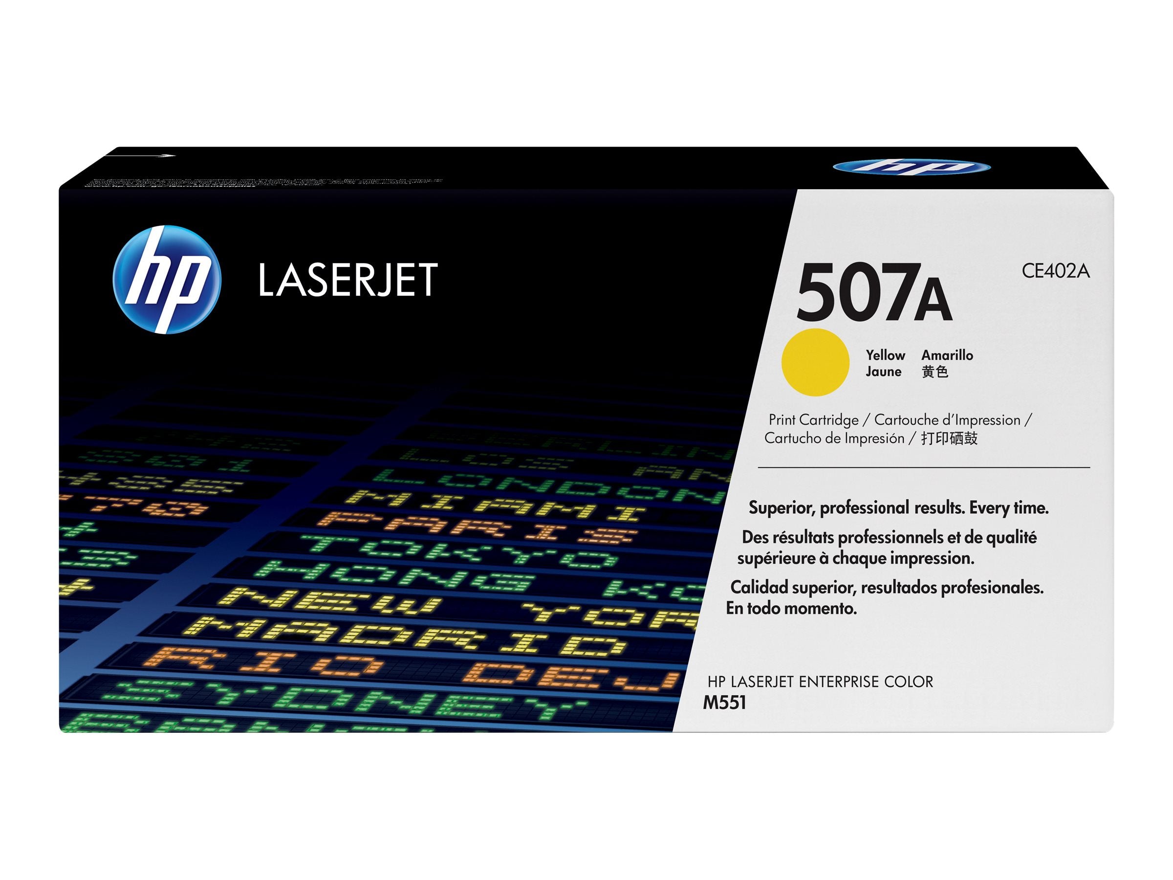 HP 507A original Toner cartridge CE402A yellow standard capacity 6.000 pages 1-pack