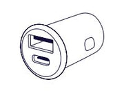 TRUST Chargeur voiture MAXO 38W 1x USB-A & 1x USB-C