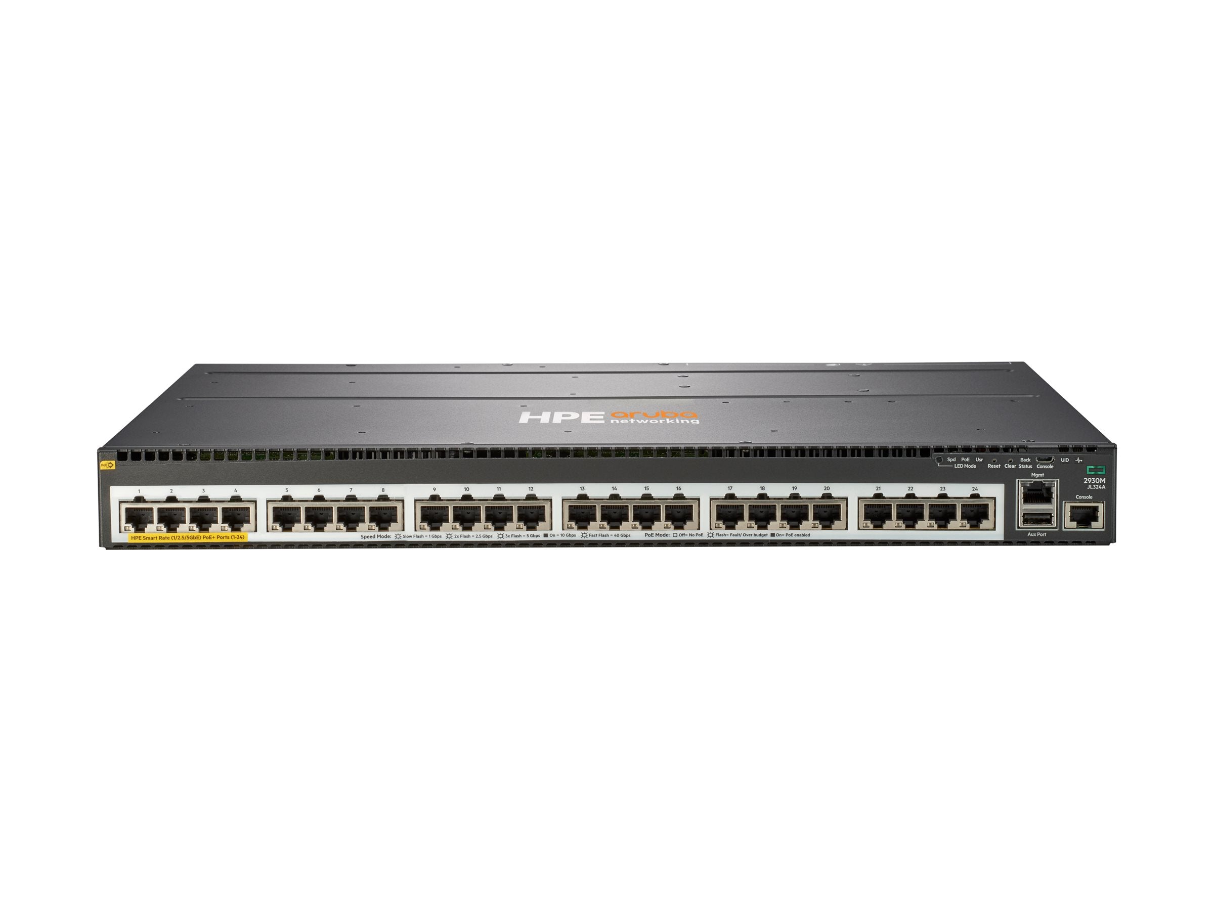 HPE Aruba 2930M 24 Smrt Rte PoE+ 1s Swch
