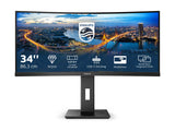 PHILIPS 346B1C 34inch USB-C DOCKING DISPLAY 3440x1440 Curved VA 21:9 5ms GtG HAS USB-C/DP/HDMI RJ45 USB HUB Speakers VESA