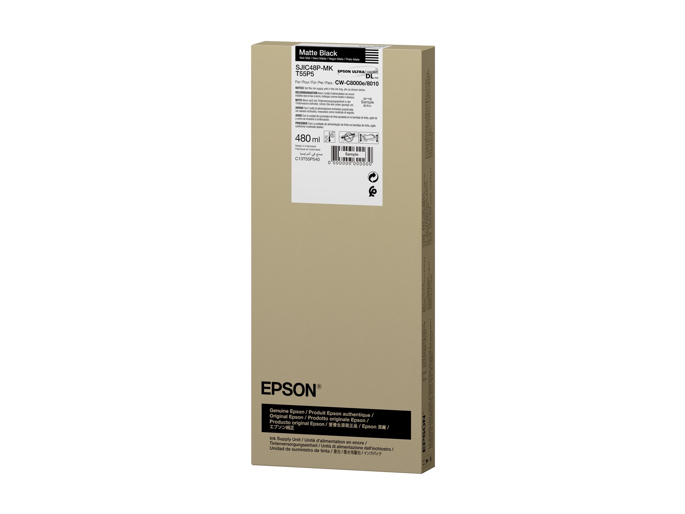 EPSON SJIC48P-MK Matt Black ink cartridge for ColorWorks C8000e
