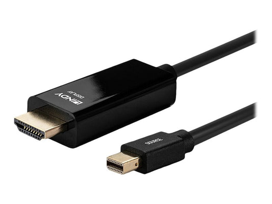 LINDY Câble Mini DisplayPort vers HDMI 4K30 DP:passif 3m