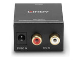 LINDY Phono to TosLink Optical & Coaxi Convert analogue audio to a digital audio signal