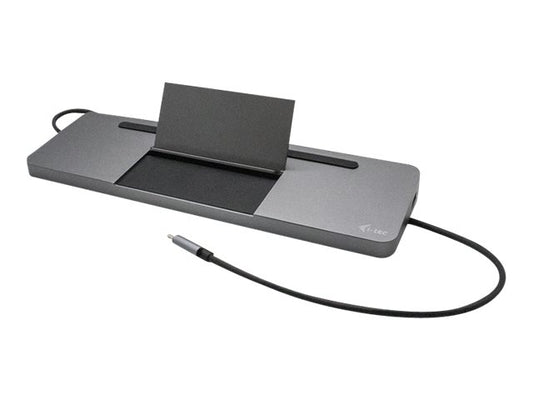 I-TEC USB-C Metal 4K 3xDisplay DS 1xHDMI 1xVGA 1xDP 1xSD+1xmicroSD Cardreader 1xGLAN 1x3.5mm Audio 2xUSB 3.0 2xUSB 2.0 1xUSB-C PD