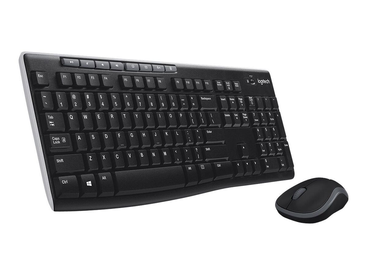 LOGITECH MK270 wireless Desktop USB black (UK)