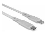 LINDY 2m USB Type C to Lightning Cable USB Type C Male to Lightning Male