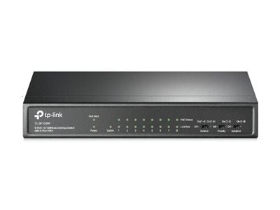 9-Port Desktop Switch 8-Port PoE+