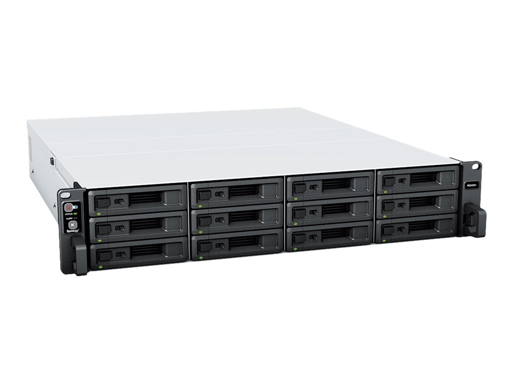 SYNOLOGY RS2423RP+ 12-BAY Rackstation AMD Ryzen Embedded V1780B QUAD CORE 8Go RAM HDD/SSD Only
