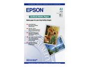 EPSON MATTE archival papier inkjet 192g/m2 A3 50 feuilles pack de 1