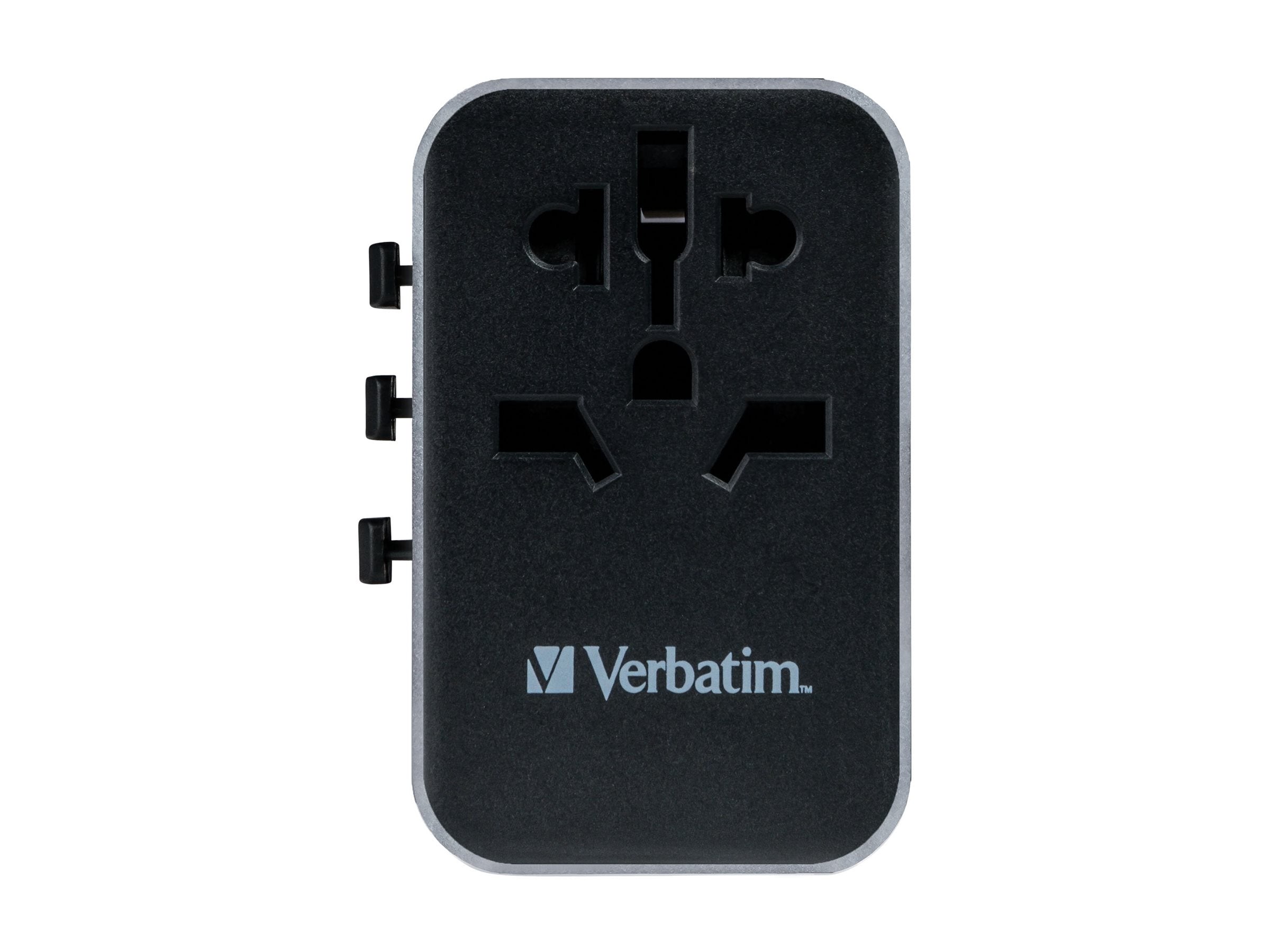 VERBATIM UNIVERSAL TRAVEL ADAPTER UTA-04 PD61W / QC / 3XUSB / 2XTYPE-C WCF (P)