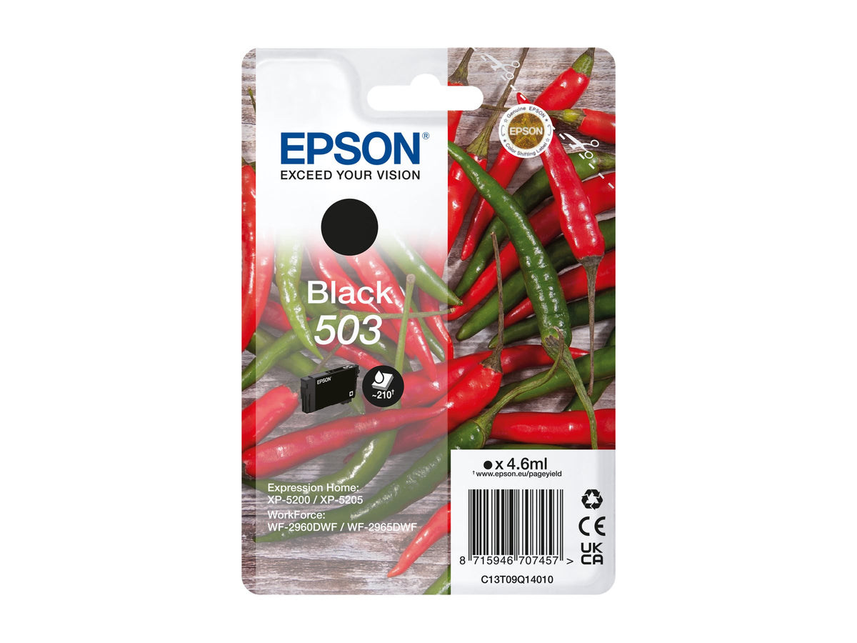 EPSON 4LB Singlepack Black 503 Ink w/s