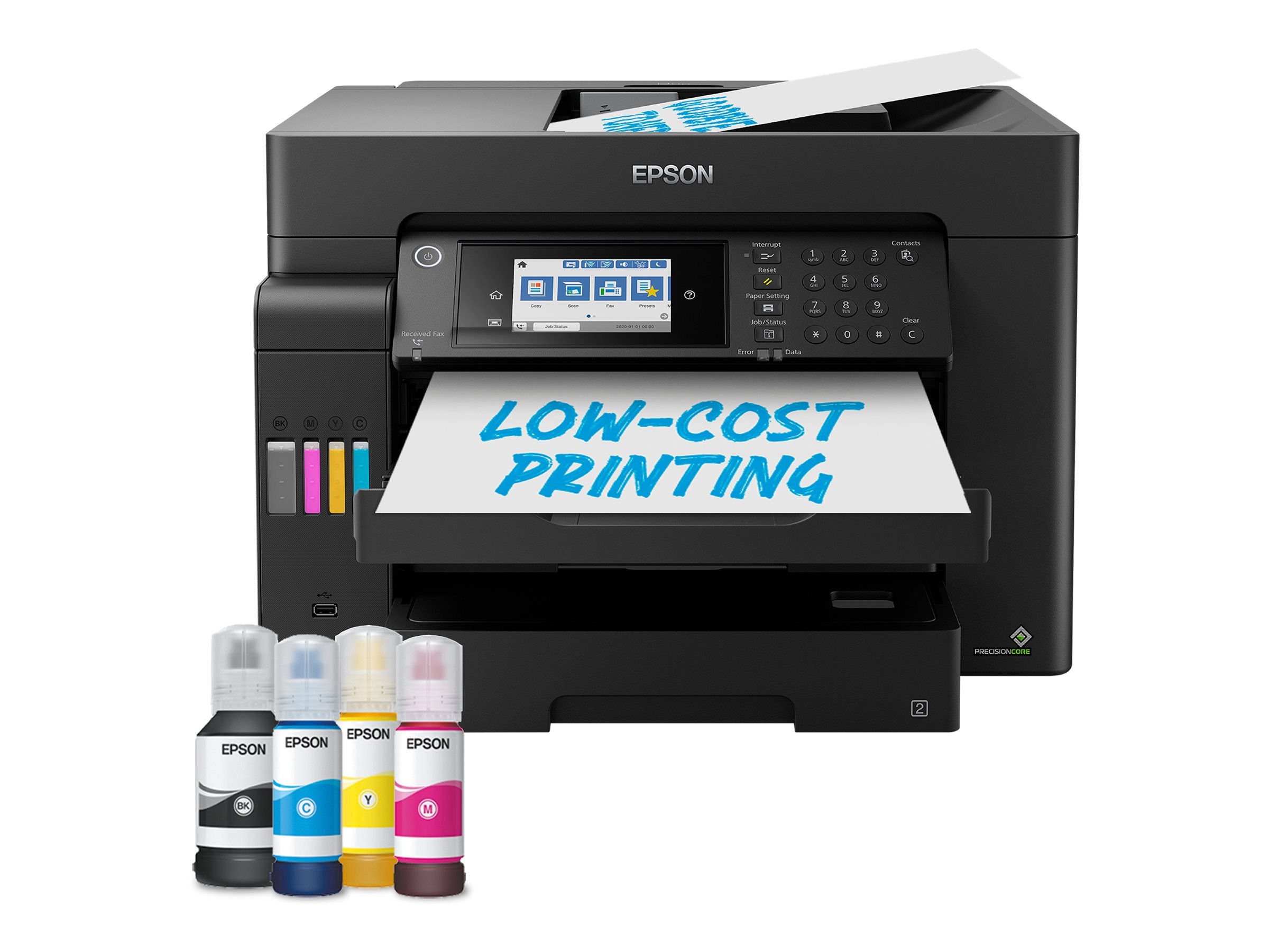 EPSON EcoTank ET-16655 MFP colour inkjet ITS A3 25ppm Print 550sheets USB LAN Wi-Fi Black