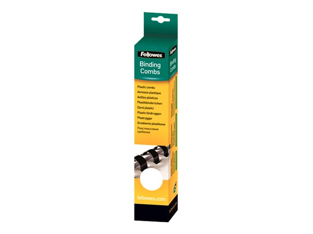 FELLOWES anneaux plastiques 14mm blanc x 25pk