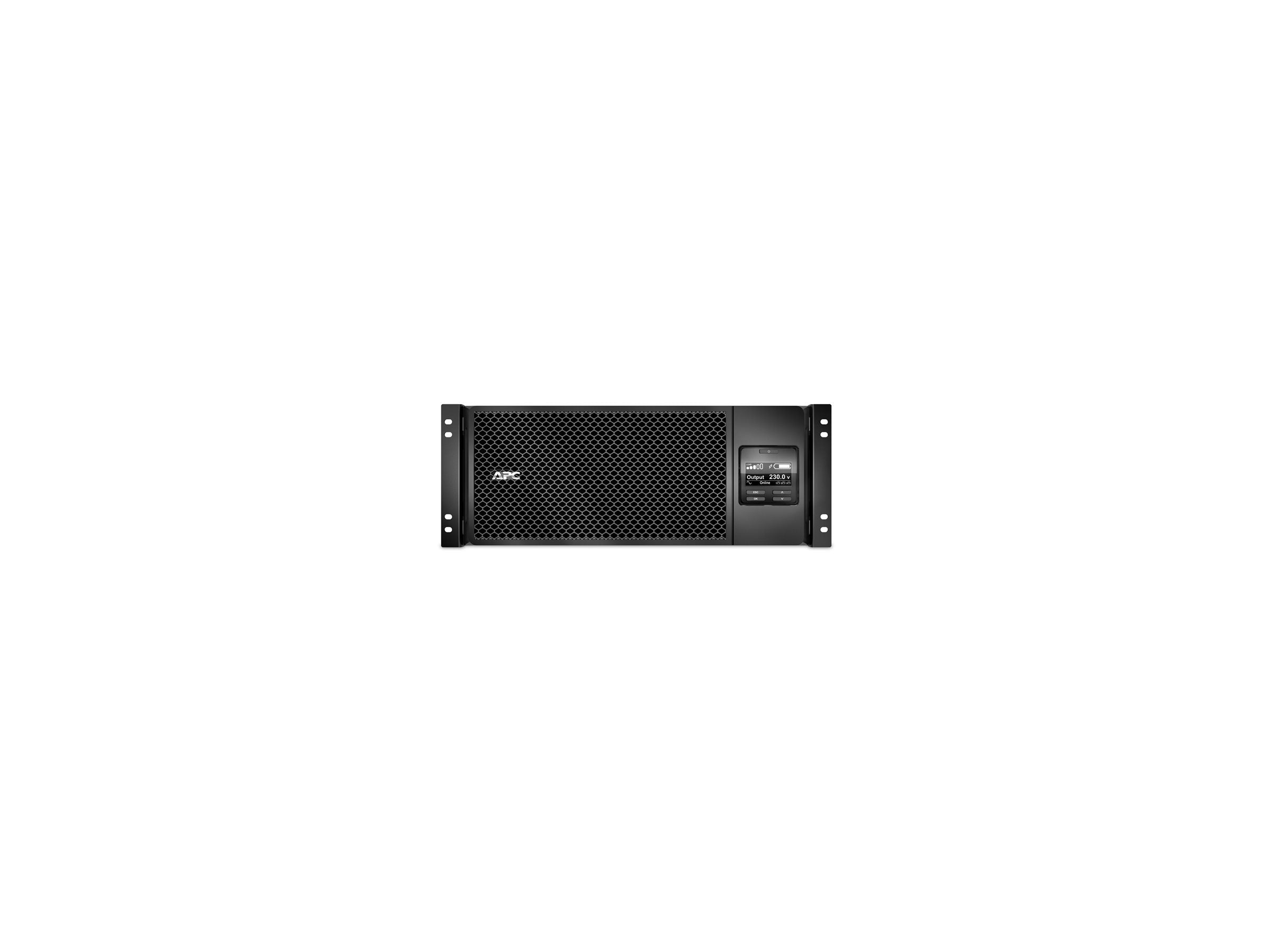 APC Smart-UPS SRT 6000VA RM UPS rack-mountable AC 230V 6000Watt 6000VA Ethernet 10/100 USB output connectors 13 4U Black