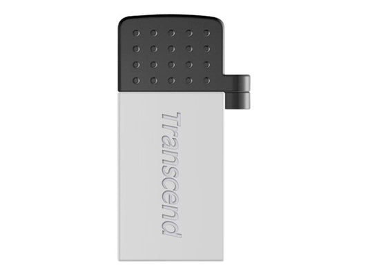 TRANSCEND 16Go Clé USB 2.0 OTG Argentée