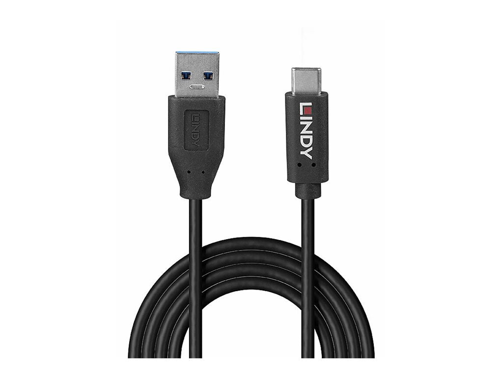 LINDY 1m USB 3.2 Type A to C Cable 10Gbps GRS