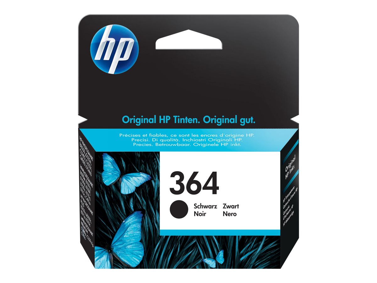 HP 364 original Ink cartridge CB316EE 301 black standard capacity 6ml 250 pages 1-pack Blister multi tag