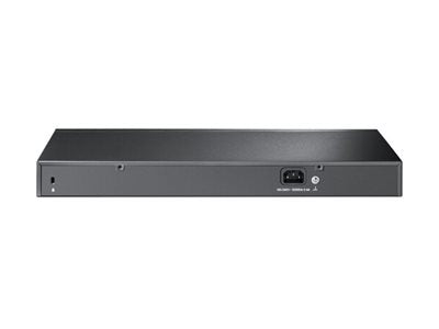 TP-LINK 16-Port 10/100Mops PoE+ Switch 16 10/100Mops RJ45 Ports 2 Gigabit RJ45 Ports 2 Combo SFP Slots 802.3at/af 192W PoE