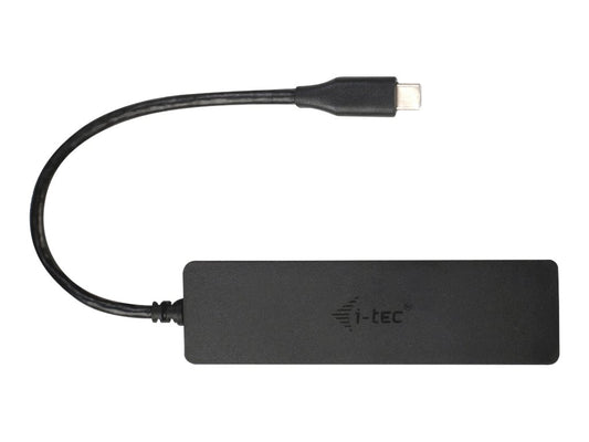 I-TEC USB C Slim HUB 3 Port with Gigabit Ethernet Adapter ideal for New Macbook Macbook Pro 2016 etc. compatible with Thunderbolt 3