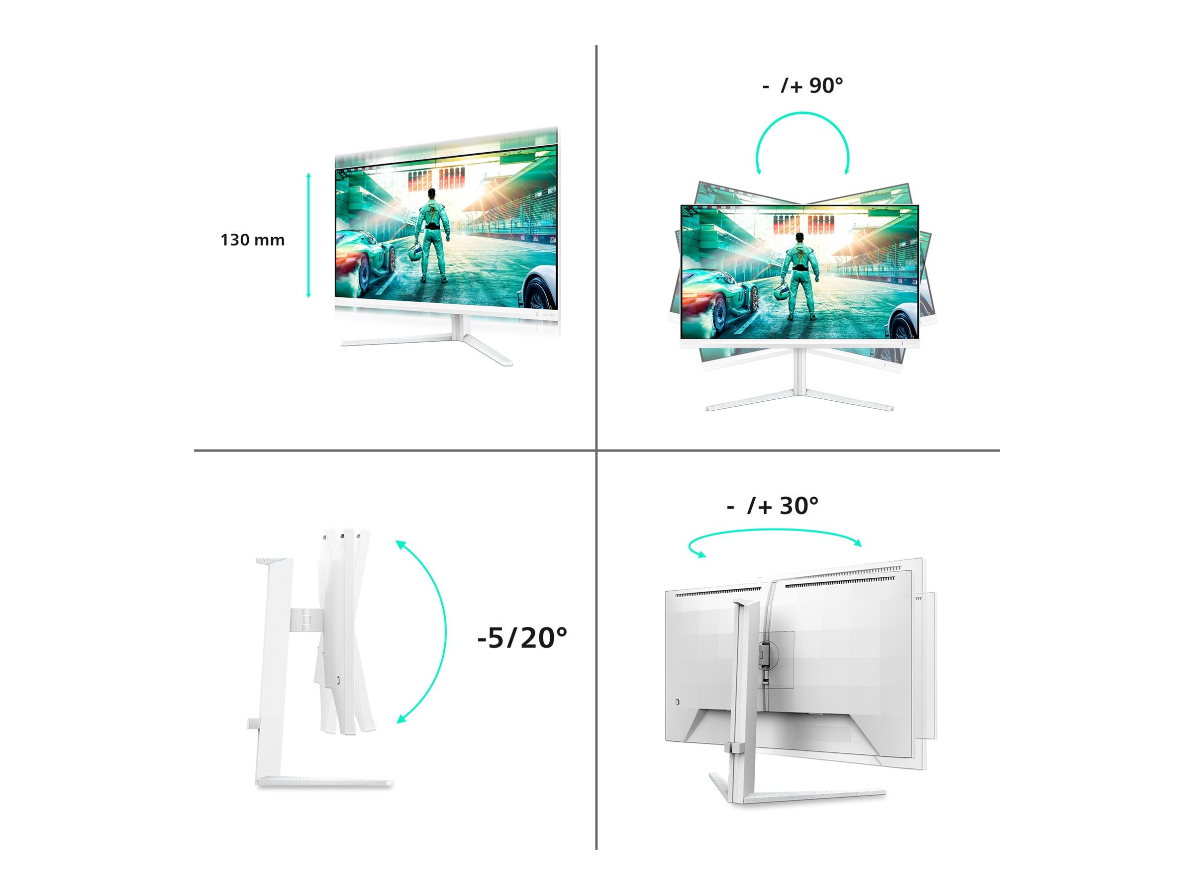 PHILIPS 27M2N3501PA/00 27p 2560x1440 1ms 2xHDMI DP
