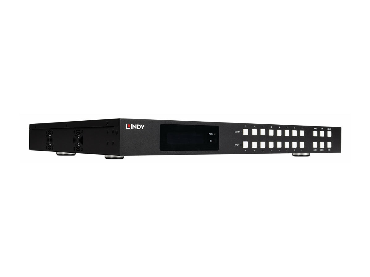 Lindy 8x8 HDMI 4K60 Seamless Multi-View Matrix with Scaler for Video Wall